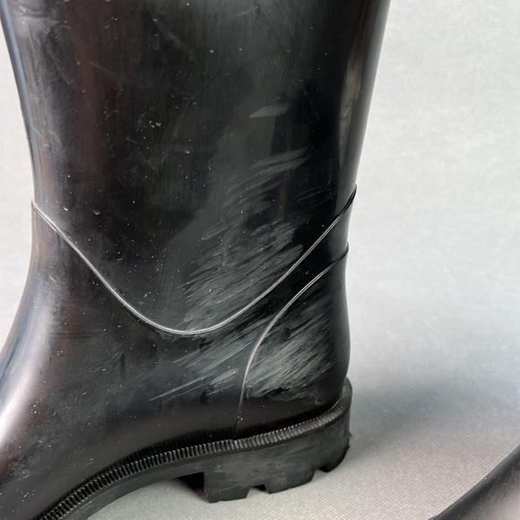 Gucci horsebit black and red rain boots. Size 37. - Picture 11 of 13